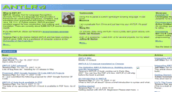 Desktop Screenshot of antlr2.org