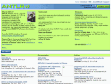 Tablet Screenshot of antlr2.org